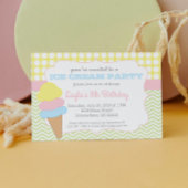 アイスクリームパーティー誕生日、アイスクリームソーシャル 招待状