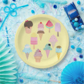 アイスクリームパーティー ペーパープレート (パーティー)