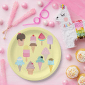 アイスクリームパーティー ペーパープレート (パーティー)
