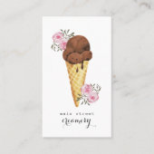 アイスクリームパーラークリーメリーウォーター色 名刺 (正面)
