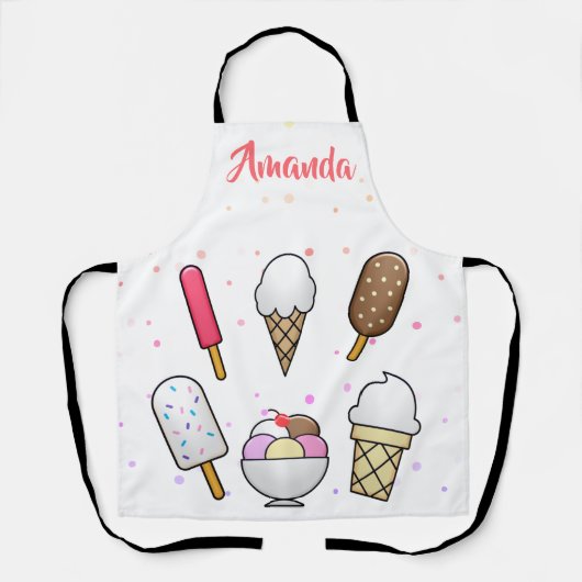 アイスクリームパーラードリーム エプロン (正面)