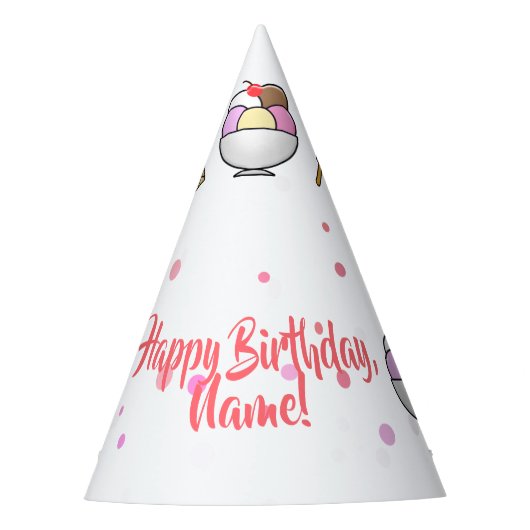 アイスクリームパーラードリーム パーティーハット (正面)