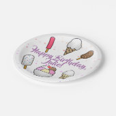 アイスクリームパーラードリーム ペーパープレート (アングル)