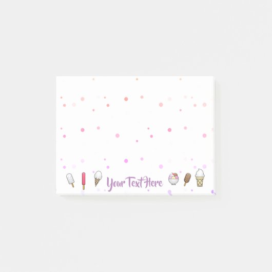 アイスクリームパーラードリーム ポストイット (正面)