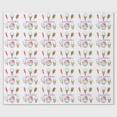 アイスクリームパーラードリーム ラッピングペーパー (フラット)