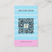 アイスクリームパーラーパーティーショップイベントフードバン 名刺 (裏面)