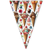 アイスクリームパーラーパーティー バンティングフラッグ (第3の旗)