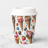 アイスクリームパーラーパーティー 紙コップ (裏面)