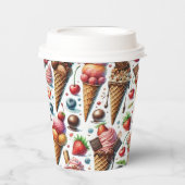 アイスクリームパーラーパーティー 紙コップ (正面)