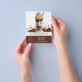 アイスクリームパーラーフライヤー チラシ (手)