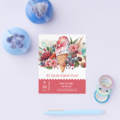 アイスクリームパーラーフライヤー チラシ (シングル)