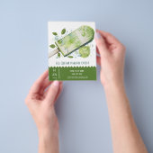 アイスクリームパーラーフライヤー チラシ (手)