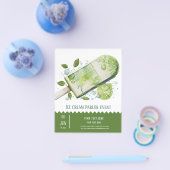 アイスクリームパーラーフライヤー チラシ (シングル)