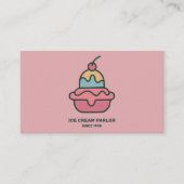 アイスクリームパーラーヴィンテージ 名刺 (正面)