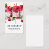 アイスクリームパーラー名刺 名刺 (正面/裏面)