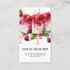 アイスクリームパーラー名刺 名刺