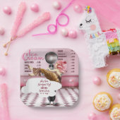 アイスクリームパーラー彼女はスクープされている ペーパープレート (パーティー)