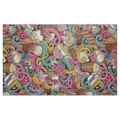 アイスクリームパーラー生地 ファブリック (ファットクウォーター)