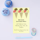 アイスクリームパーラー チラシ (シングル)