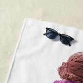 アイスクリームビンゲに関する声明 ビーチタオル (インサイチュ)