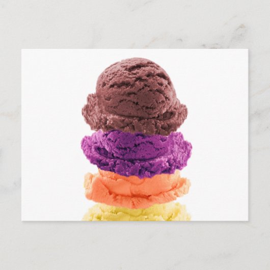 アイスクリームビンジステートメント ポストカード (正面)