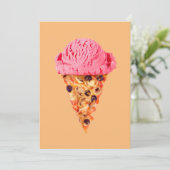 アイスクリームピザフラットカード (スタンド正面)