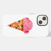 アイスクリームピザ iPhoneケース (裏面横)