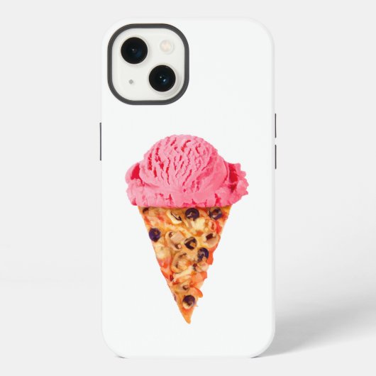 アイスクリームピザ iPhoneケース (裏面)