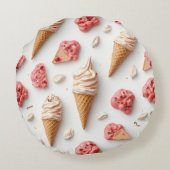 アイスクリームピロー ラウンドクッション (裏面)