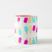 アイスクリームピンクマグ ツートーンマグカップ (中央)