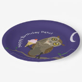 アイスクリームフクロウ紙プレート ペーパープレート (アングル)