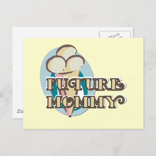 アイスクリームフューチャーママTシャツ&ギフト ポストカード (正面/裏面)