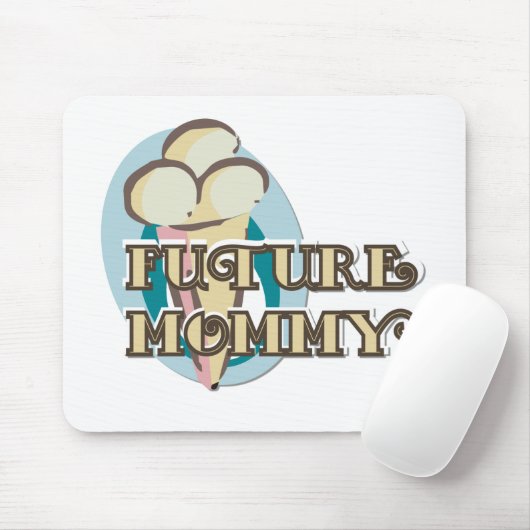 アイスクリームフューチャーママTシャツ&ギフト マウスパッド (マウス)
