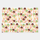 アイスクリームフレーバー ラッピングペーパーシート (正面)