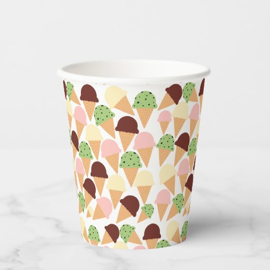 アイスクリームフレーバー 紙コップ (正面)