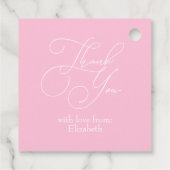 アイスクリームフローラリースブライダルシャワー フェイバータグ (裏面)