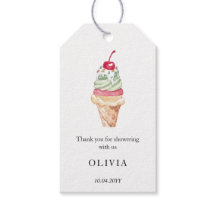 アイスクリームブライダルシャワーありがとう好意ギフトラベル