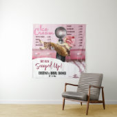 アイスクリームブライダルシャワースコップアップ背景 タペストリー (インサイチュ)