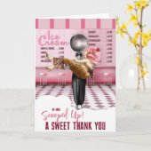 アイスクリームブライダルシャワースコップカード カード (黄色い花)