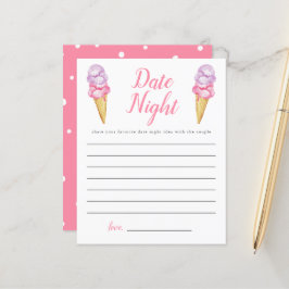 アイスクリームブライダルシャワーデイトナイトアイディア