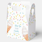 アイスクリームブライダルシャワー感謝していユー フェイバーボックス (オープン)