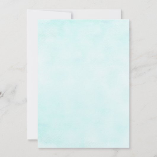 アイスクリームブライダルシャワー招待 招待状 (裏面)