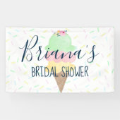 アイスクリームブライダルシャワー 横断幕 (横)