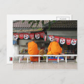 アイスクリームブレーク…仏教の僧侶タイ ポストカード (正面/裏面)