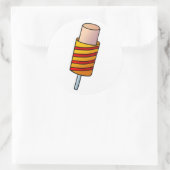 アイスクリームプッシュアップ ラウンドシール (バッグ)