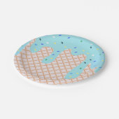 アイスクリームプレート ペーパープレート (アングル)