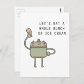 アイスクリームベア ポストカード (正面/裏面)