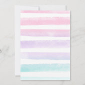 アイスクリームベビーシャワーがスクープベビーシャワー 招待状 (裏面)