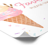 アイスクリームベビーシャワー特典 ポスター (角)