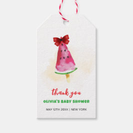 アイスクリームベビーポップ・アートのシャワー準備ポッシクル ギフトタグ